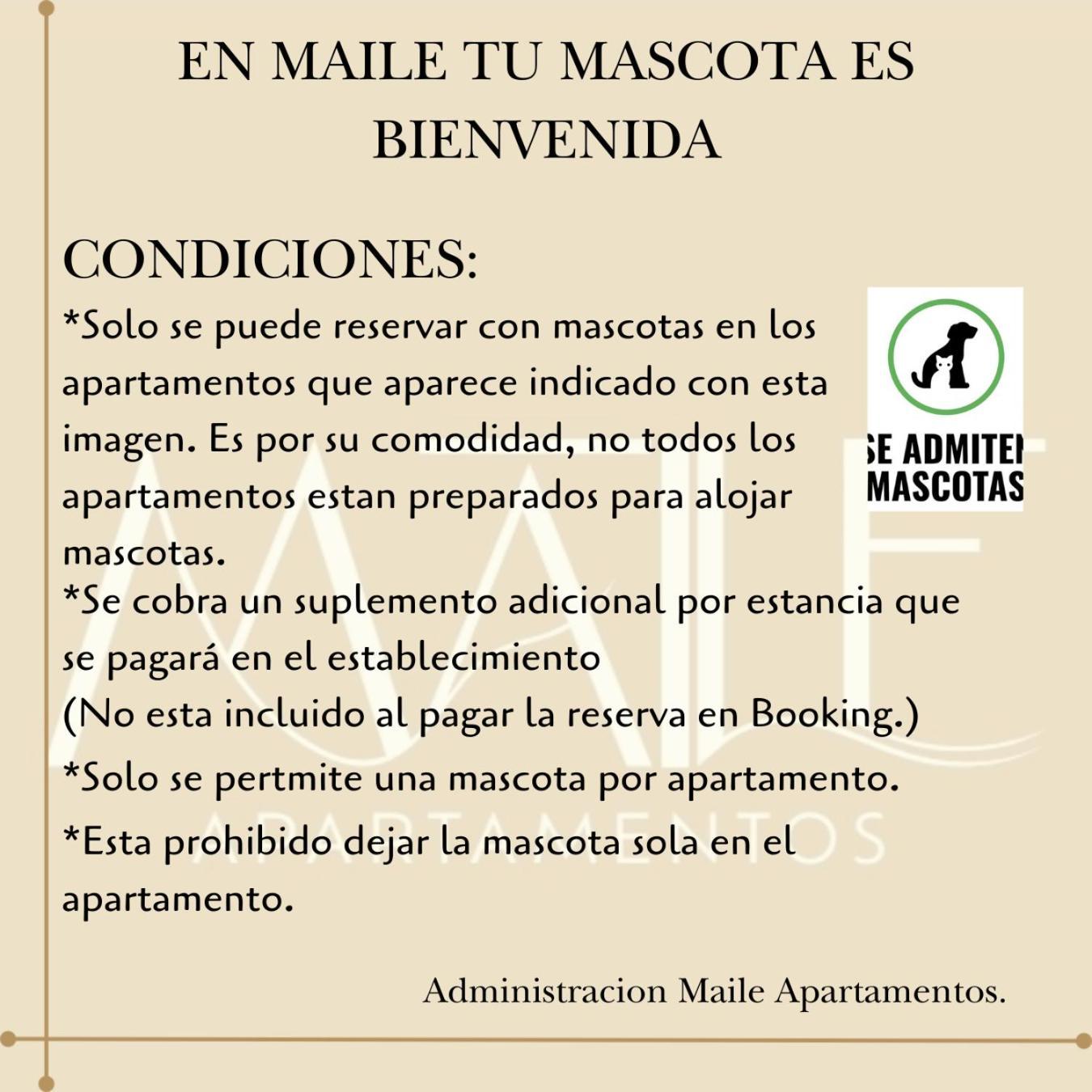 Maile Apartamentos Потес Екстериор снимка